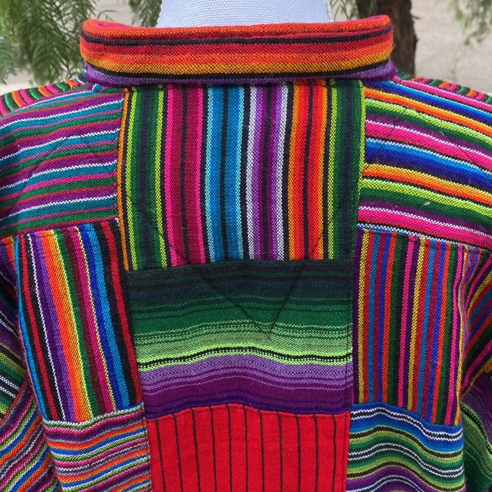 V2k Borden Traders Patchwork Bomber - image 7